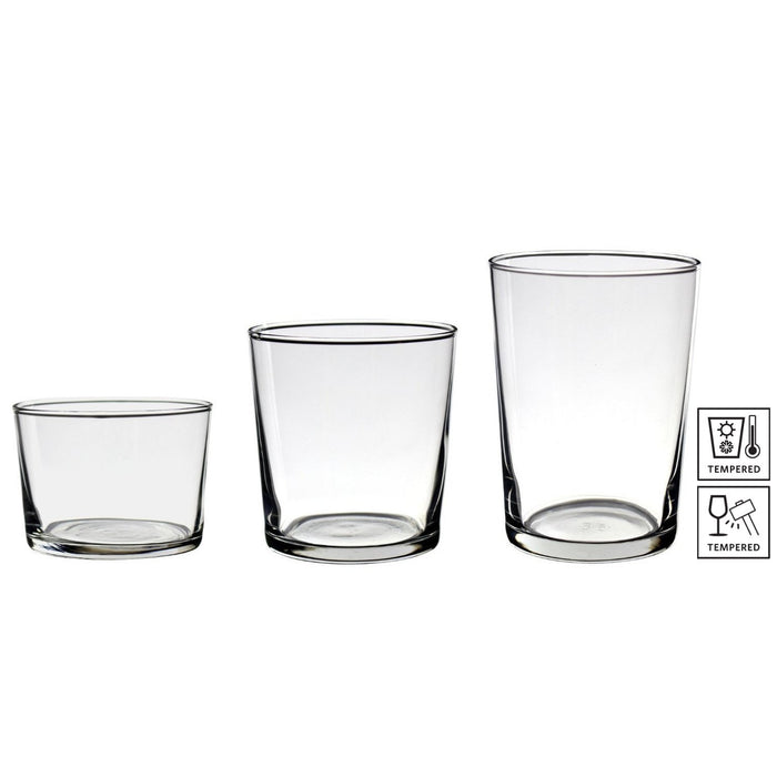 Bodega Multipurpose Glass Tumblers in 3 Different Sizes