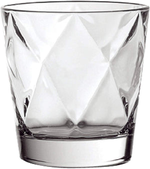Concerto Short Glass Tumblers with Harlequin Design (37cl) (Set of 4)