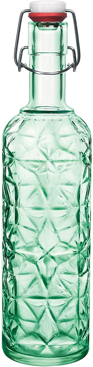 Bormioli Rocco Oriente Bottle 1ltr, 34 oz, Federal Green
